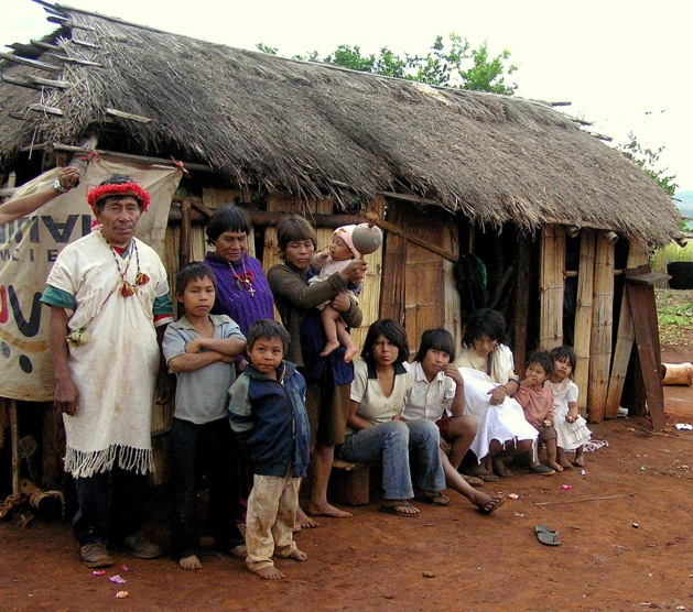 Guarani family in Paraguay. Frank O Weaver.